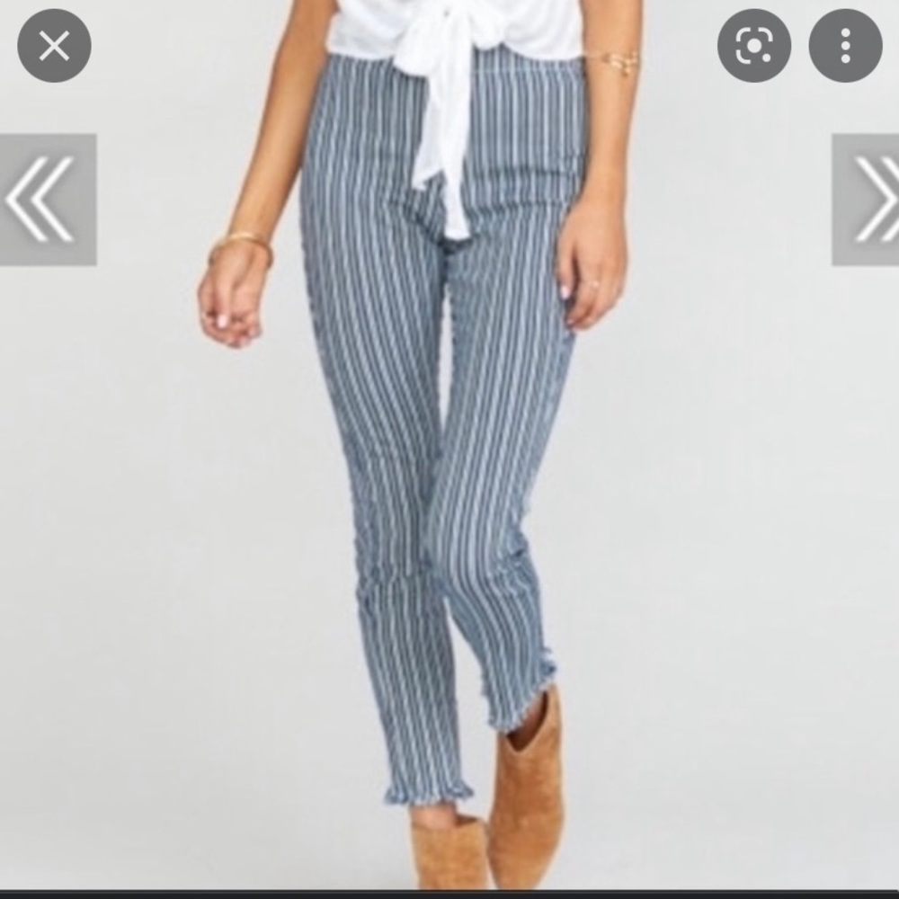 Show me your Mumu striped crop pants